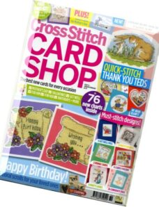 Cross Stitch Card Shop 076