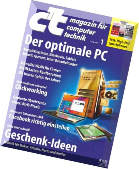 c’t magazin 01-2015 (13.12.2014)