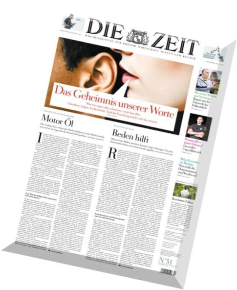 Die Zeit mit Zeit Magazin N 51, 11 Dezember 2014
