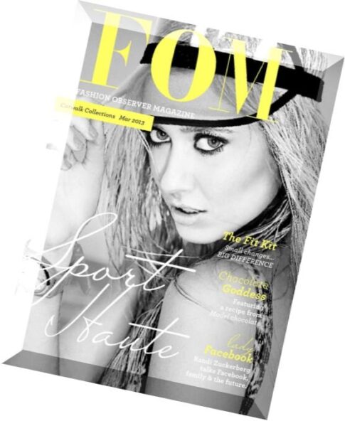 Fashion Observer Magazine Issue 1, 2013