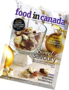 Food in Canada — November-December 2014