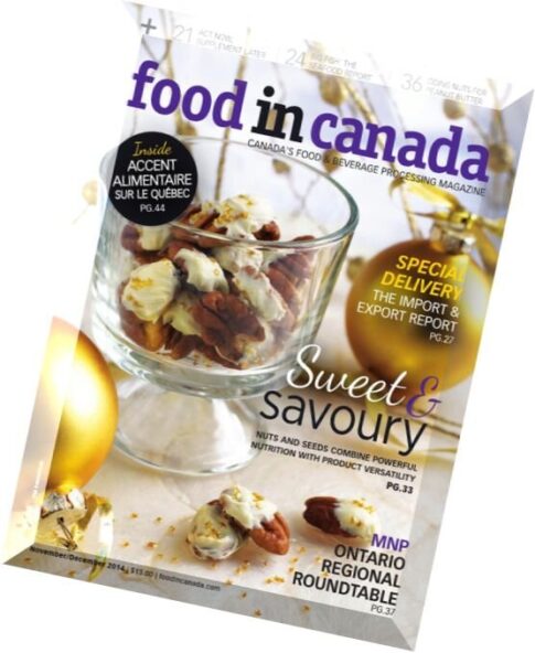 Food in Canada – November-December 2014