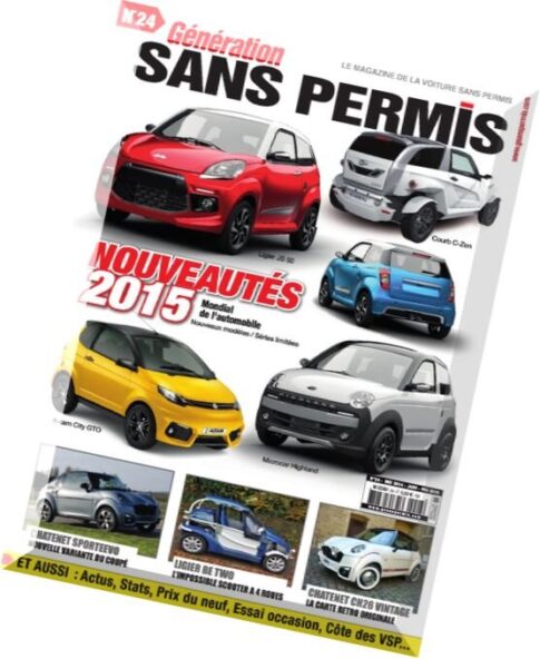 Genrration Sans Permis N 24 – Hiver 2014-2015