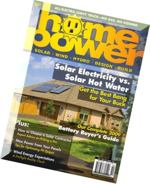 Home Power Magazine — Issue 127 — 2008-10-11