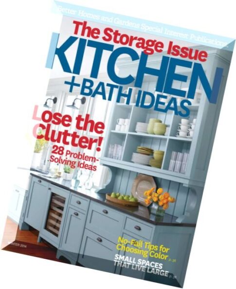 Kitchen and Bath Ideas – Winter 2014