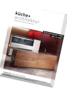 Kuche & Architektur – Magazin 06, 2014