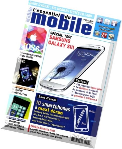 L’Essentiel du Mobile 45 – Juillet-Aout 2012