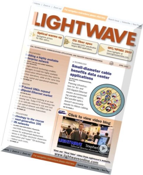 Lightwave – April 2010