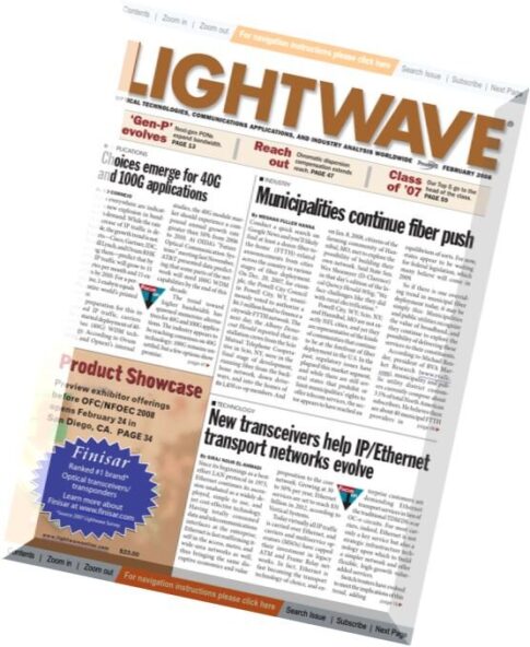 Lightwave – February 2008