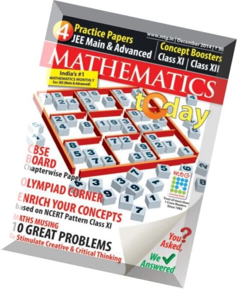 Mathematics Today — December 2014