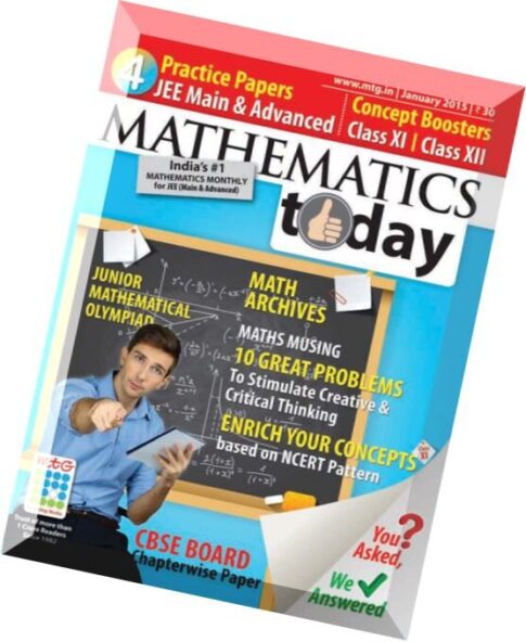 Mathematics Today – January 2015