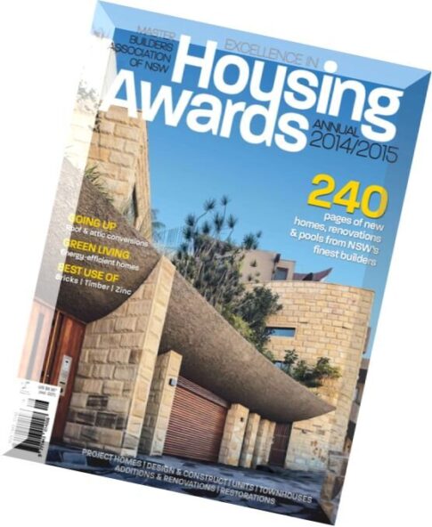 MBA Housing Awards — Annual 2014-2015