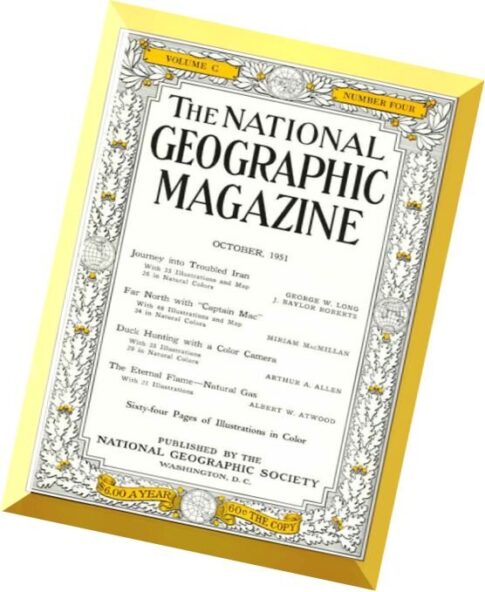 National Geographic Magazine 1951-10, October