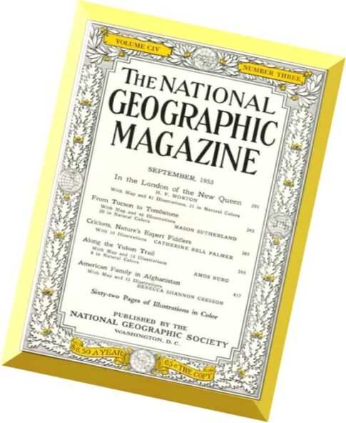 National Geographic Magazine 1953-09, September