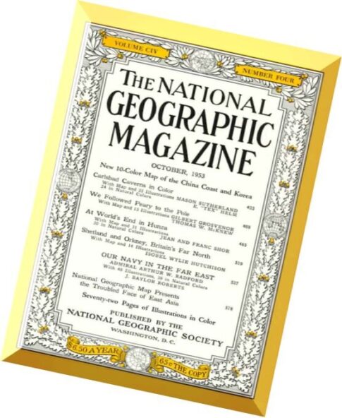 National Geographic Magazine 1953-10, October