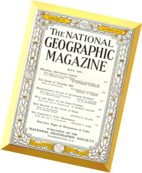 National Geographic Magazine 1954-05, May