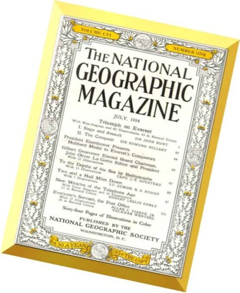 National Geographic Magazine 1954-07, July