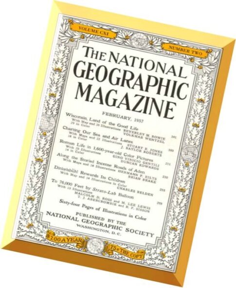 National Geographic Magazine 1957-02, February