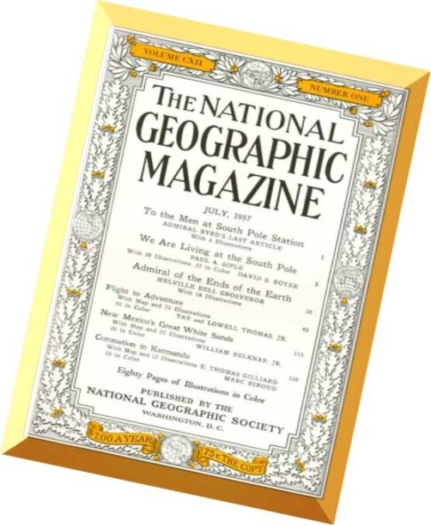 National Geographic Magazine 1957-07, July