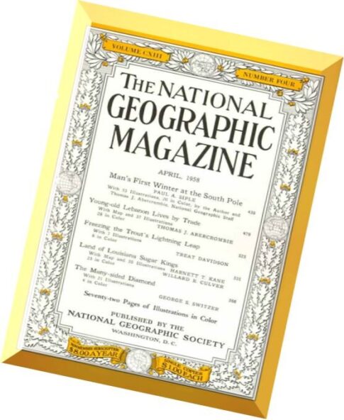 National Geographic Magazine 1958-04, April