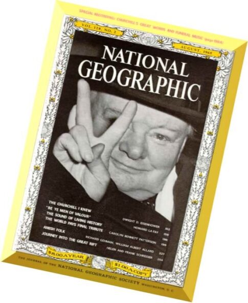 National Geographic Magazine 1965-08, August