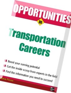 Opportunities in Transportation Careers by Adrian Paradis