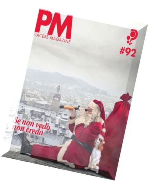Piacere Magazine N 92, Dicembre 2014