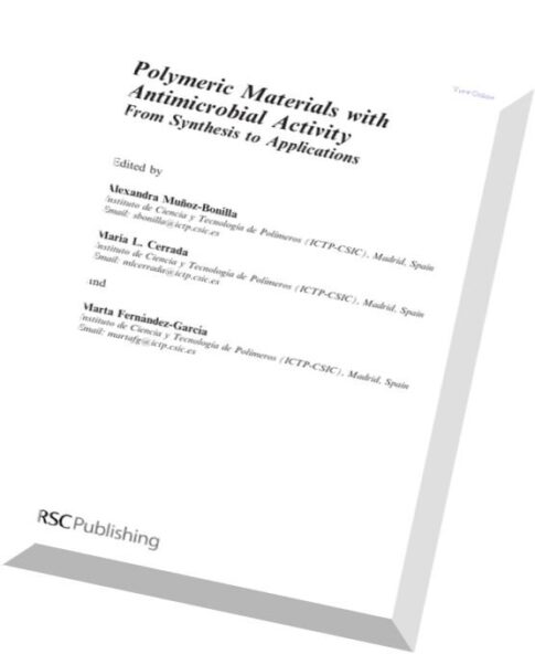 Polymeric Materials with Antimicrobial Activity From Synthesis to Applications