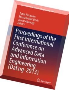 Proceedings of the First International Conference on Advanced Data and Information Engineering