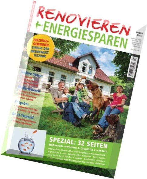 Renovieren + Energiesparen 04, 2014