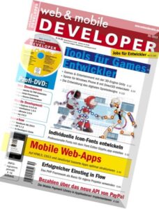 web & mobile DEVELOPER 10-2013