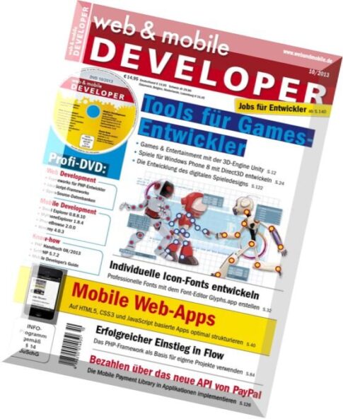 web & mobile DEVELOPER 10-2013