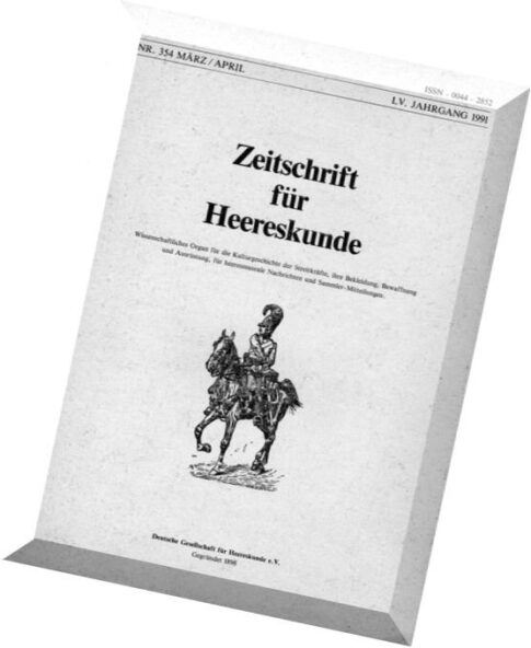 Zeitschrift fur Heereskunde 1991-03-04 (354)