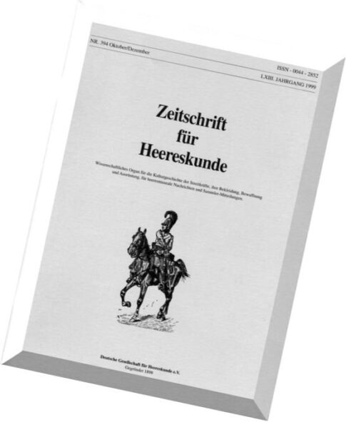 Zeitschrift fur Heereskunde 1999-10-12 (394)