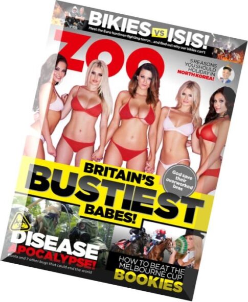 Zoo Weekly Australia Magazine Issue 450, 2014