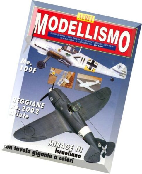 Aerei Modellismo — 1997-11 — Bf-109F, RE.2000,Mirage III