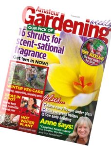 Amateur Gardening – 17 January 2015