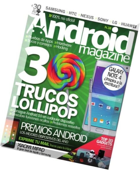 Android Magazine Spain — Issue 38, 2014