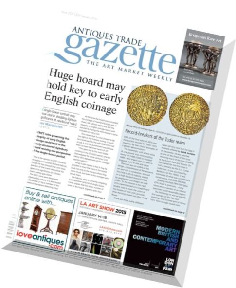 Antiques Trade Gazette — 17 January 2015