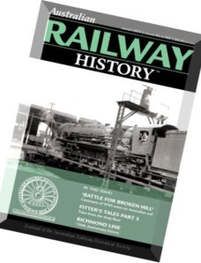 Australian Railway History – January 2015