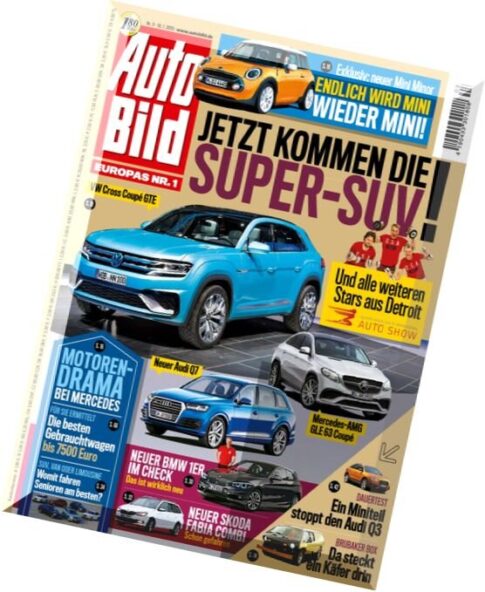Auto Bild Magazin (HD) N 03, 16 Januar 2015