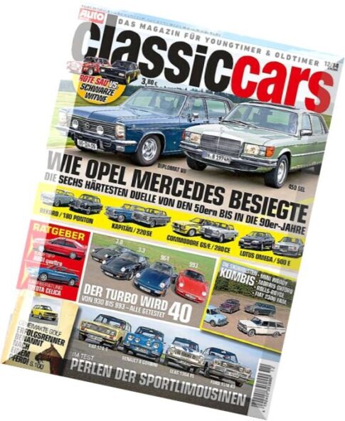 Auto zeitung Classic cars Magazin N 12, 2014