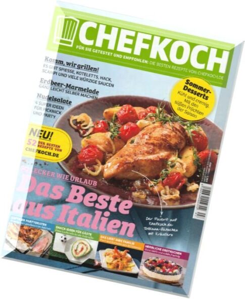 Chefkoch Magazin Juni N 06, 2014