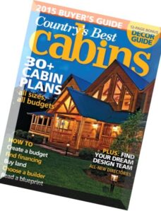 Country’s Best Cabin Magazine 2015 Annual Buyer’s Guide