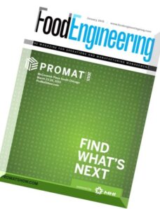 Food Engineering – January 2015
