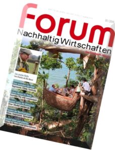 forum Nachhaltig Wirtschaften – Das Entscheider-Magazin 01, 2015