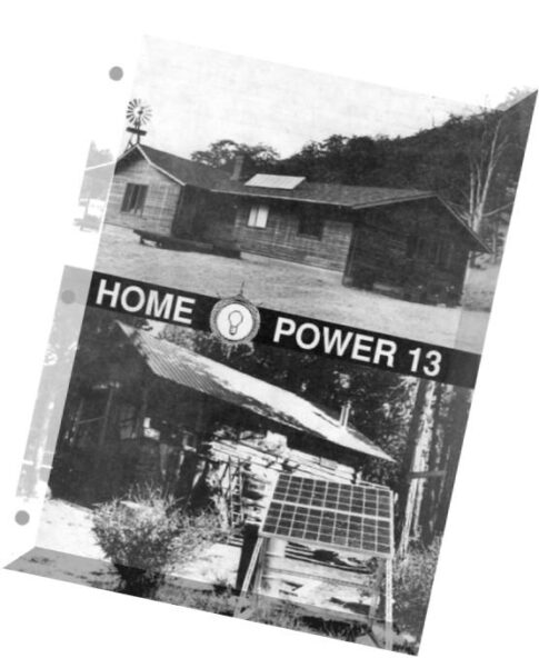 Home Power Magazine – Issue 013 – 1989-10-11
