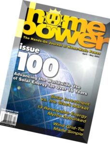 Home Power Magazine – Issue 100 – 2004-04-05