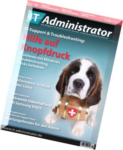 IT-Administrator Magazin — Januar N 01, 2015
