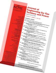 Journal of Engineering for Gas Turbines and Power 2007 Vol.129, N 3
